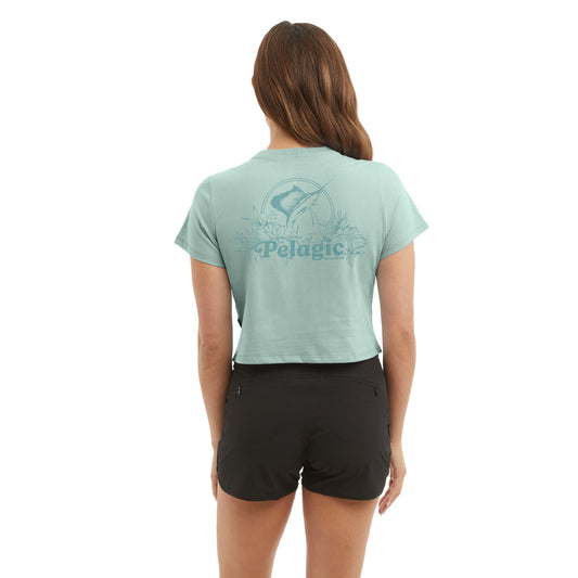 Pelagic Ws Cropped T-Shirt - Ws Tropic Sea