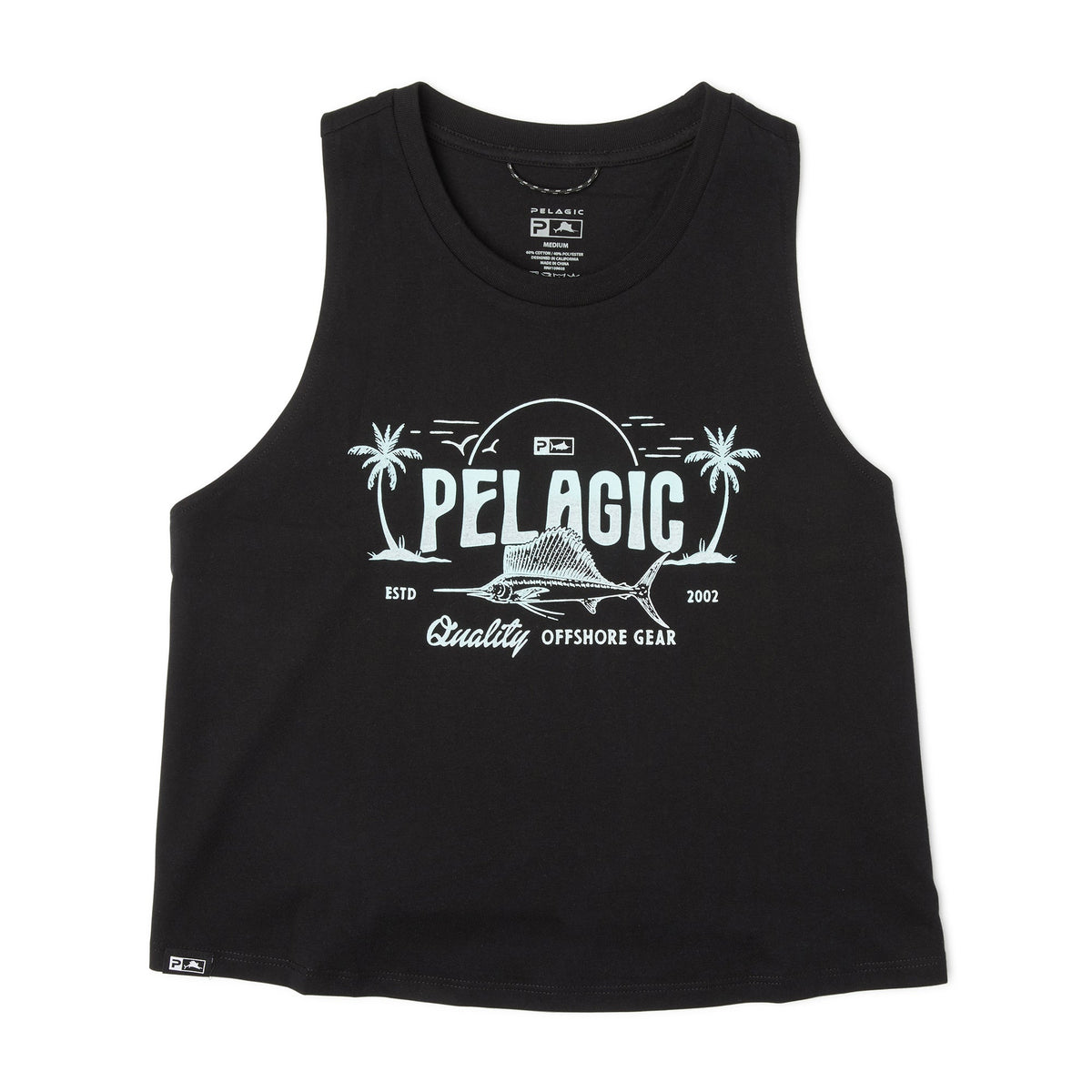 Pelagic Ws Cropped Tank - Ws Horizon