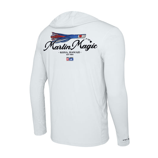 Pelagic Hooded Fishing Shirt - Vaportek Marlin Magic