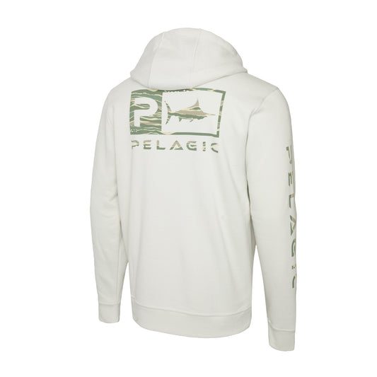 Pelagic Zip Fleece Hoodie - Tanner Wahoo Icon