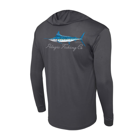 Pelagic Hooded Fishing Shirt - Aquatek Goione Marlin
