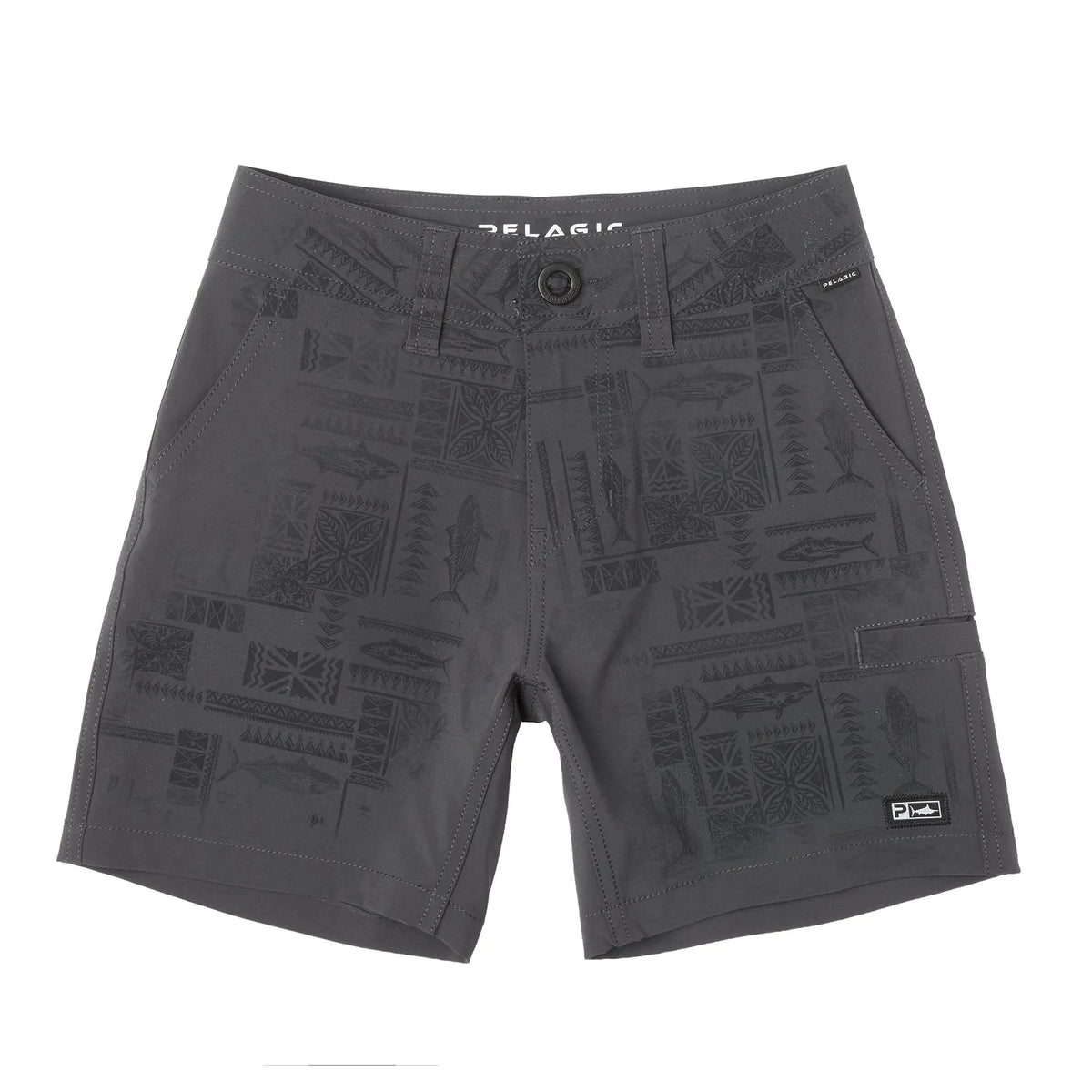 Pelagic Youth Hybrid Shorts - Youth Mako Deep Sea