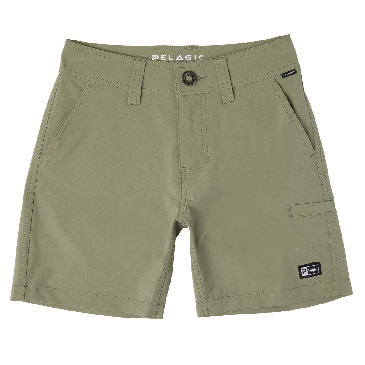 Pelagic Youth Hybrid Shorts - Youth Mako Deep Sea