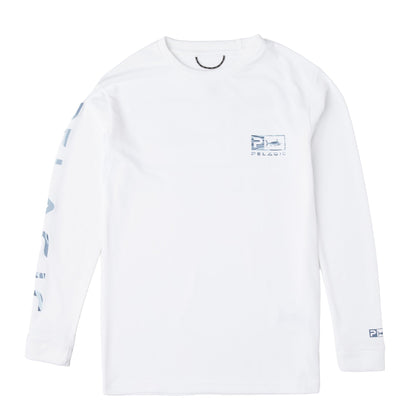 Pelagic Kid's Fishing Shirt - Kid's Aquatek Wahoo Icon