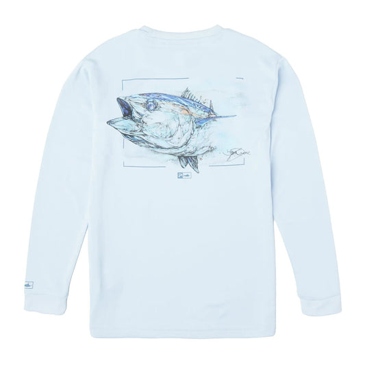 Pelagic Kid's Fishing Shirt - Kid's Aquatek Goione Tuna