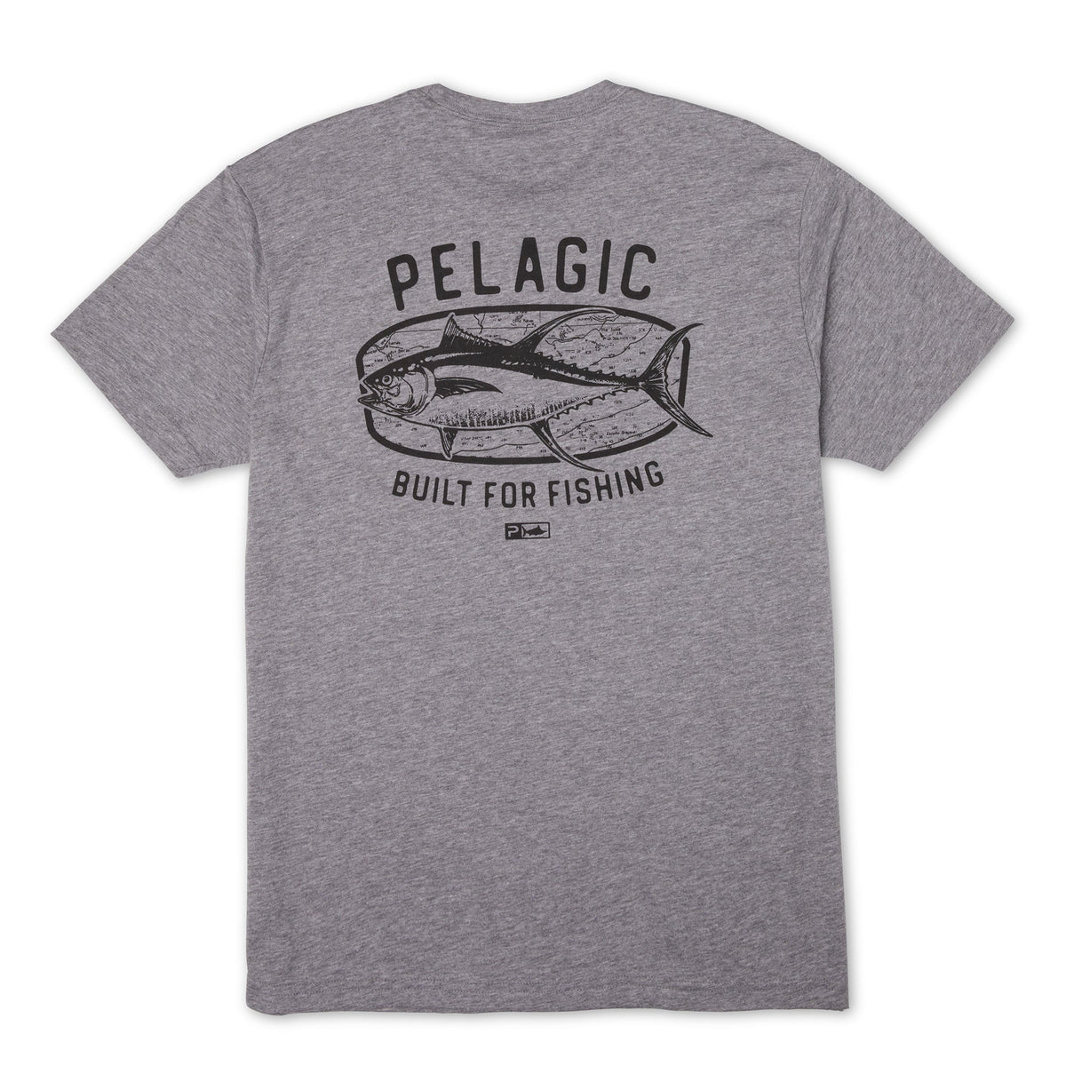 Pelagic T-Shirt - Map Fish