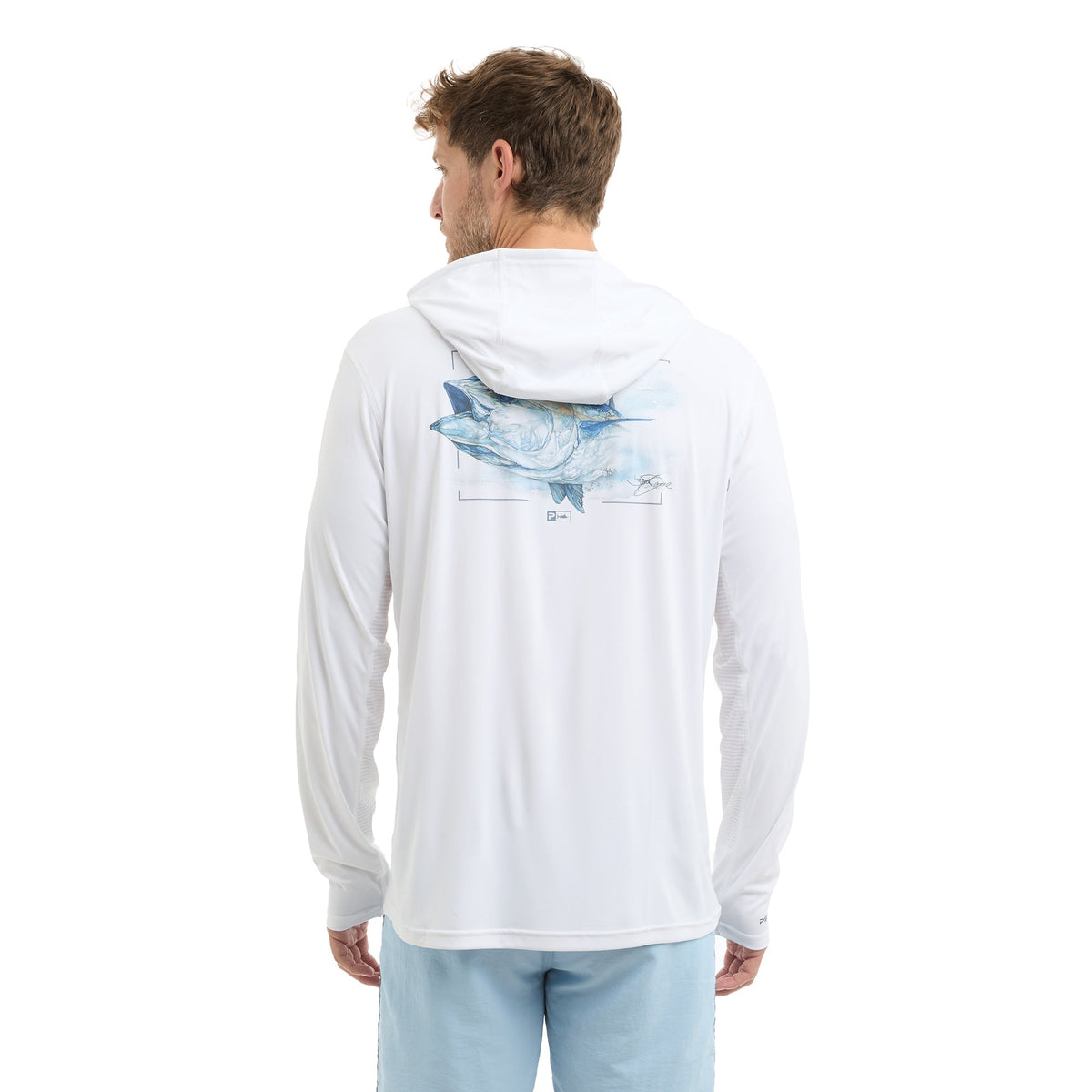 Pelagic Hooded Fishing Shirt - Vaportek Goione Tuna