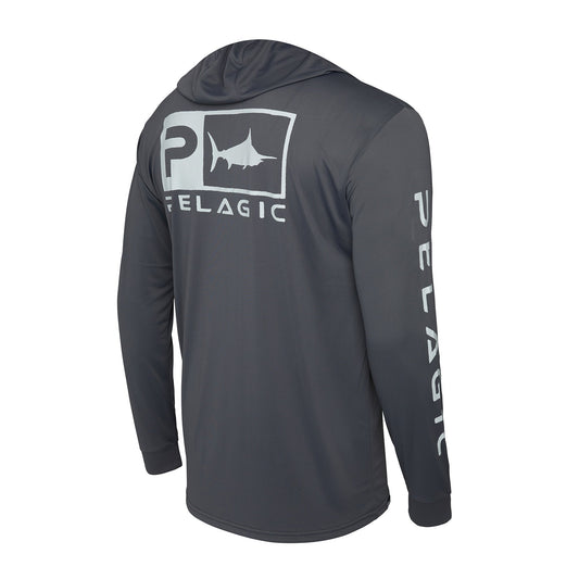 Pelagic Hooded Fishing Shirt - Aquatek Rusted Icon
